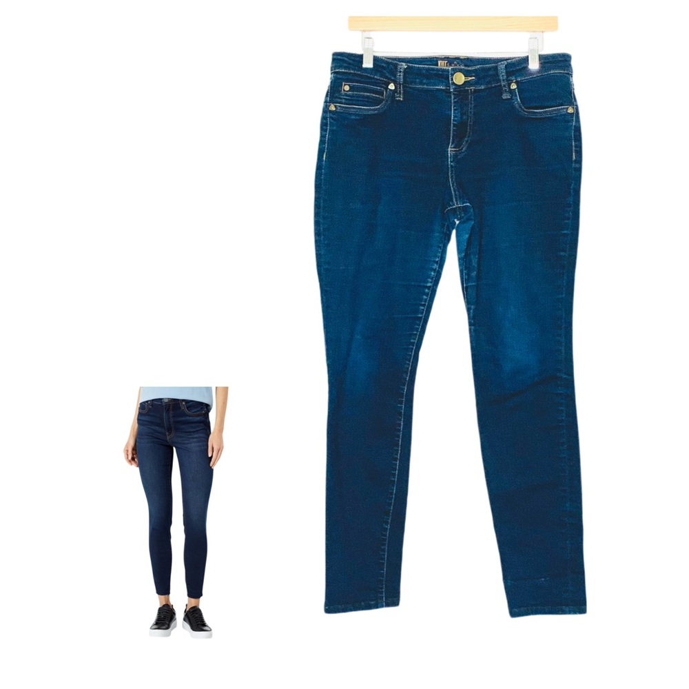 Kut from the Kloth Dark Wash Jeans 9” Rise 28” Inseam Skinny Jeans Size 10